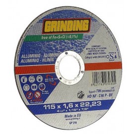 DISCO ABRASIVO DA TAGLIO PER ALLUMINIO GRINDING 
